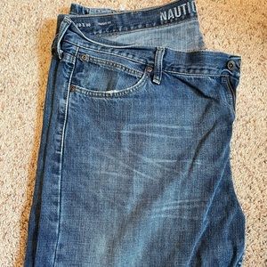 Men’s Nautical Jeans Straight Fit 40x30